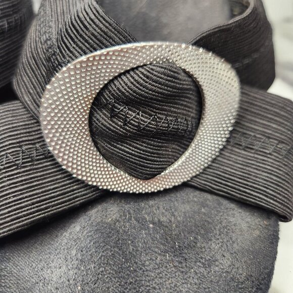 PENMAN WOMENS BLACK SIZE 7 - 8 LOW HEEL SANDALS - Picture 11 of 11